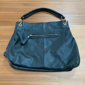 Cuore & Pelle Black Leather Handbag / Shoulder Bag